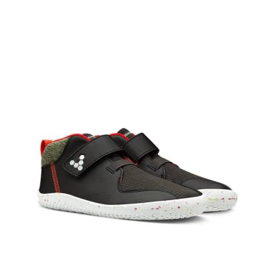 Vivobarefoot Primus Bootie Zimní - Dětské Tenisky Černé (AWH368147)